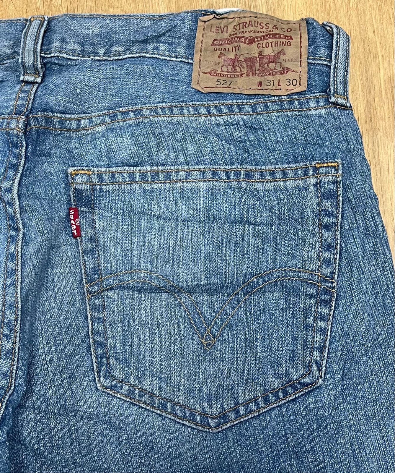 Levi’s 527 bootcut jeans blauw - Maat W31 L30, Ophalen of Verzenden, Zo goed als nieuw, Blauw, W32 (confectie 46) of kleiner