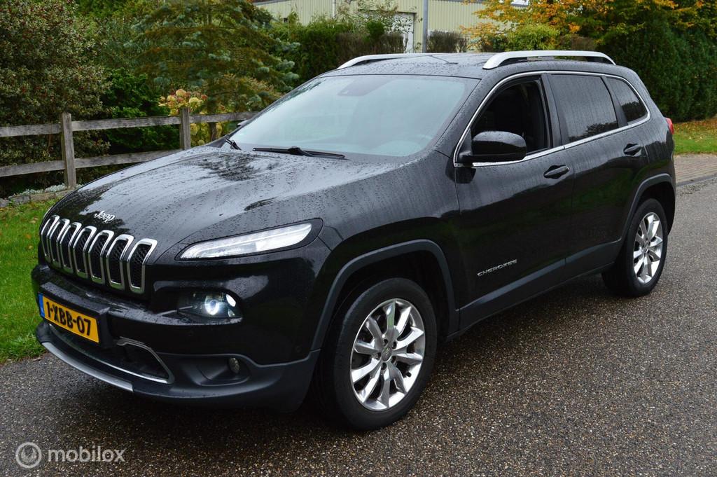 Jeep Cherokee 2.0 Limited AWD Zeer luxe uitvoering ! EX BPM, Auto's, Jeep, Automaat, Euro 5, 450 kg, 4 cilinders
