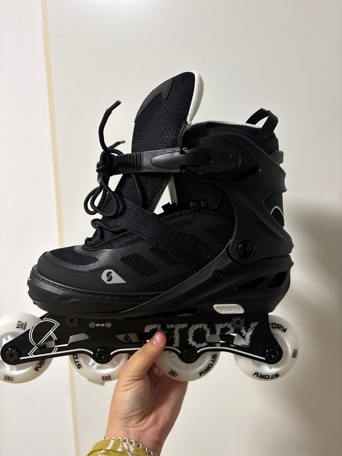 Story Inline Skates - Zwart, Maat 38-41, Sport en Fitness, Nieuw, Inline skates 4 wielen, Dames, Ophalen
