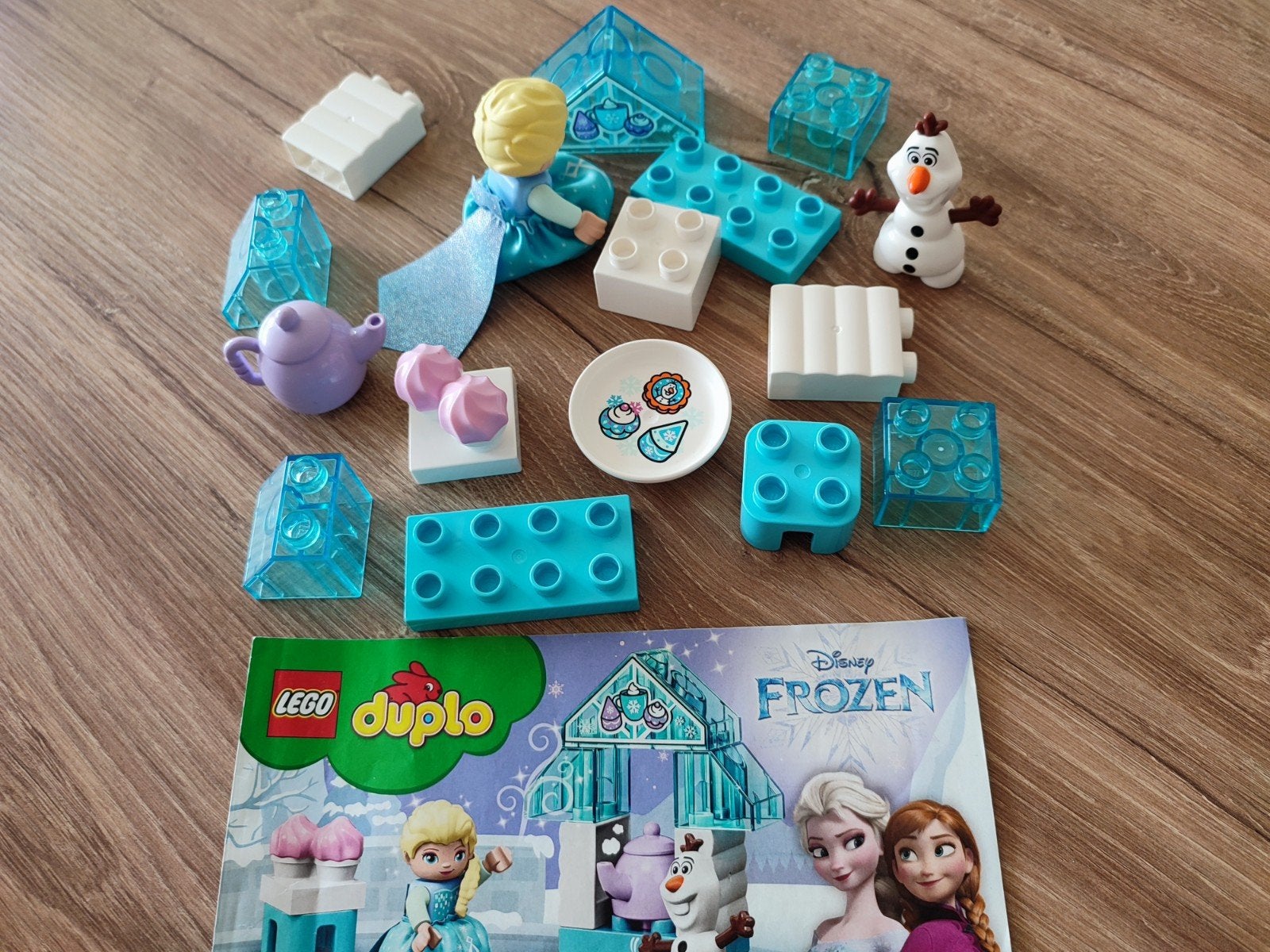 Lego Duplo Disney Frozen Elsa's en Olaf's theekransje, 1 speler, Zo goed als nieuw, Vanaf 3 jaar, Ophalen