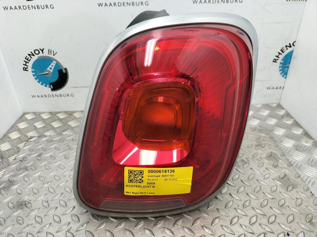 FIAT 500X 334 1.4 T M-Air Cr.Plus  ACHTERLICHT R 2016, Ophalen of Verzenden, Gebruikt, Stiba lid