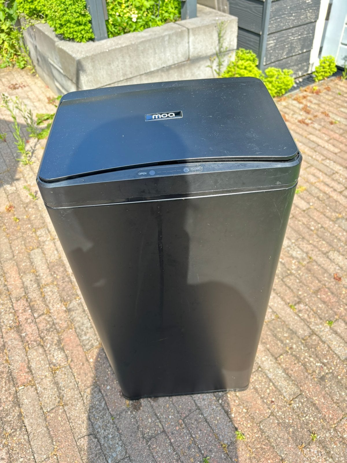 Prullenbak MOA 50 liter met sensor, 40 liter of meer, Ophalen, Gebruikt, Metaal