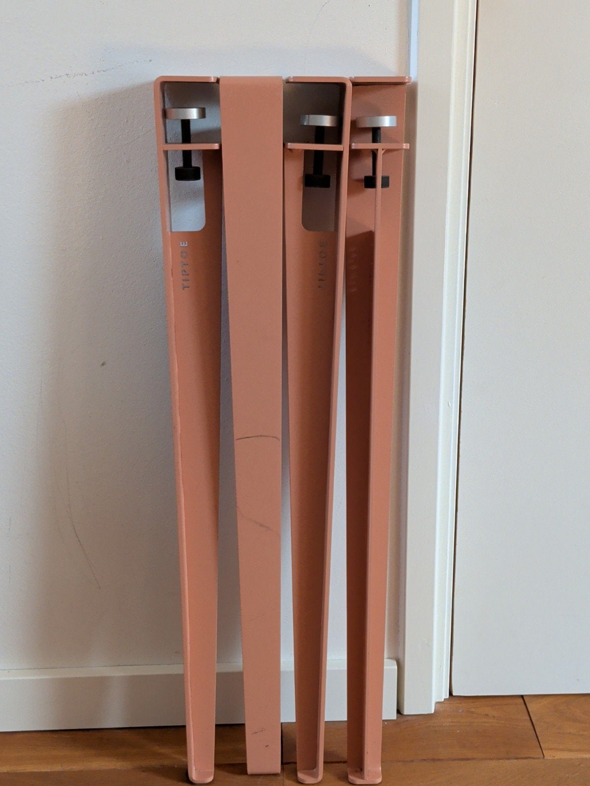 Tiptoe set van 4 Tafelpoten - 75 cm, Ophalen, Tafelpoot, Gebruikt, 50 tot 100 cm