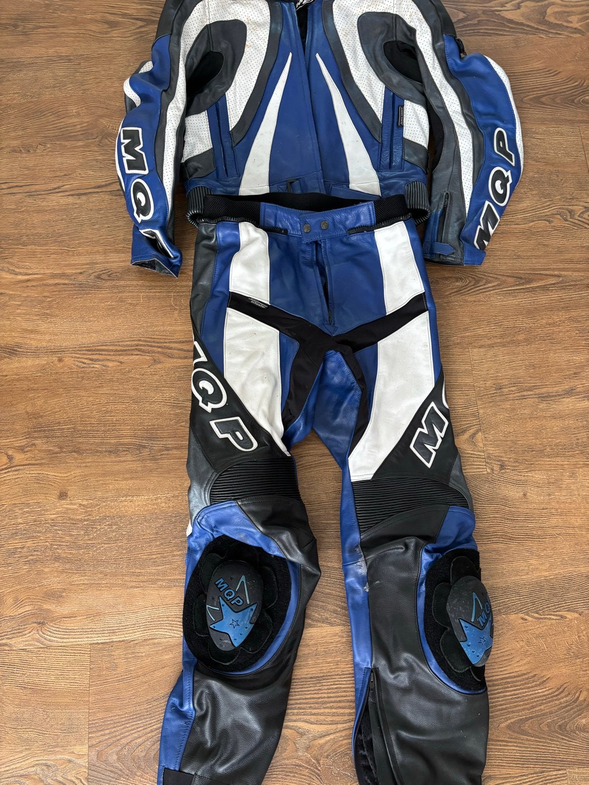 MQP Motorpak Leer - Maat 54 (Jas & Broek), Ophalen, Tweedehands, Heren, Combipak
