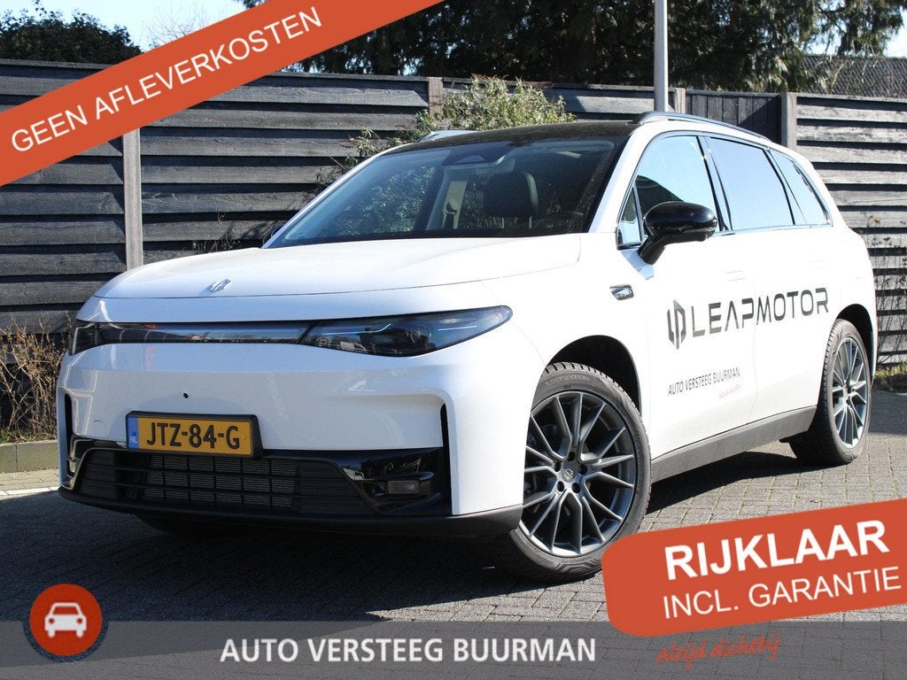 Leapmotor C10 REEV Design 28.4 kWh 215PK Automaat Navigatie,, 12 maanden, Zwart, 4 cilinders, 974 km
