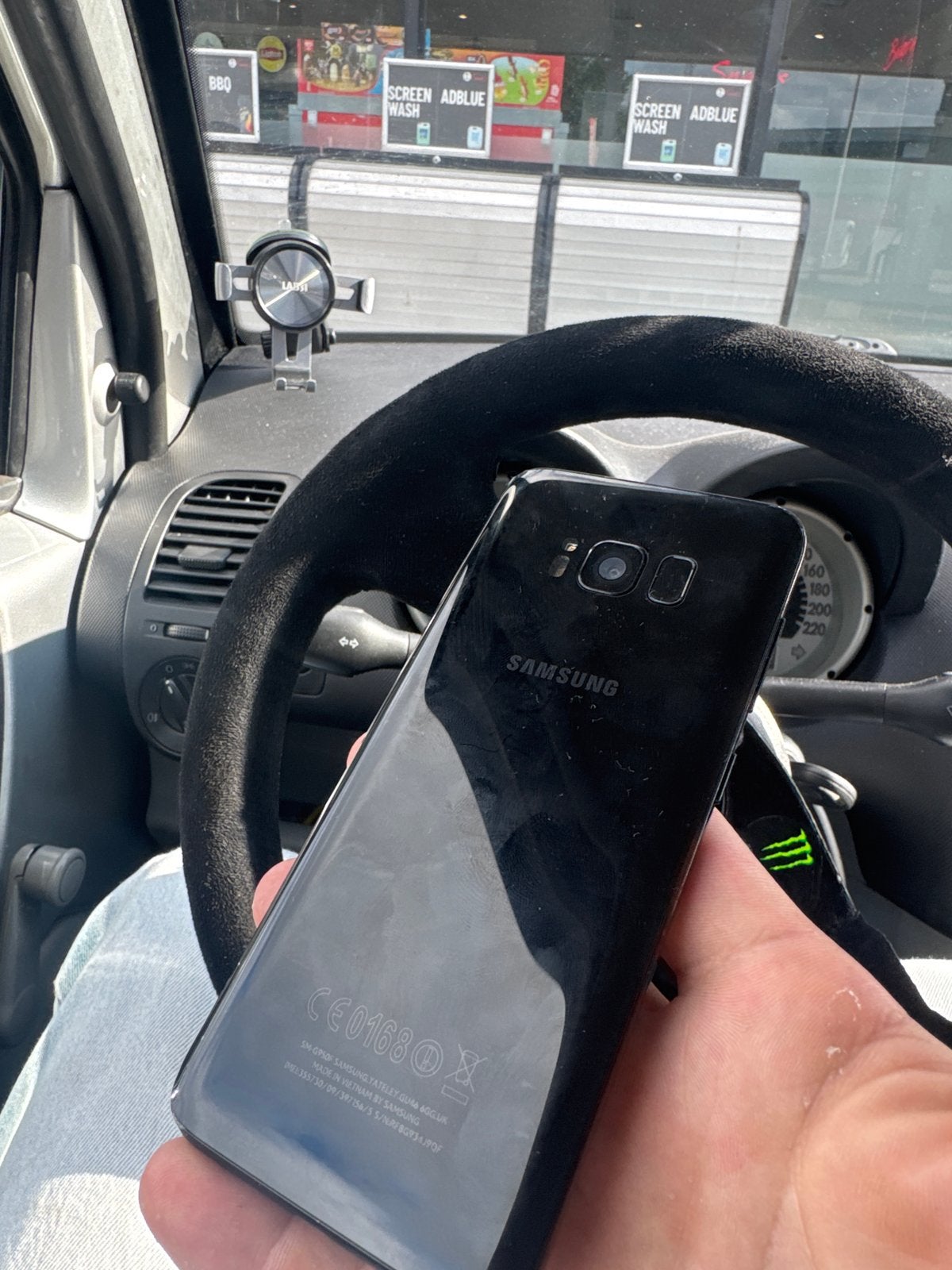 Samsung Galaxy S8 - Krasvrij, Nieuw scherm/achterkant, Ophalen, Zwart, Touchscreen, Zo goed als nieuw