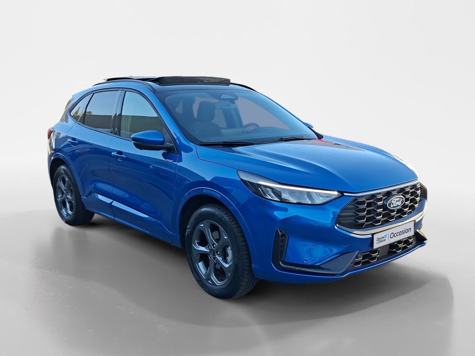 Ford Kuga 2.5 PHEV ST-Line | Winterpack | Trekhaak | Kantel, Auto's, 12 maanden, Gebruikt, Euro 6, Blauw