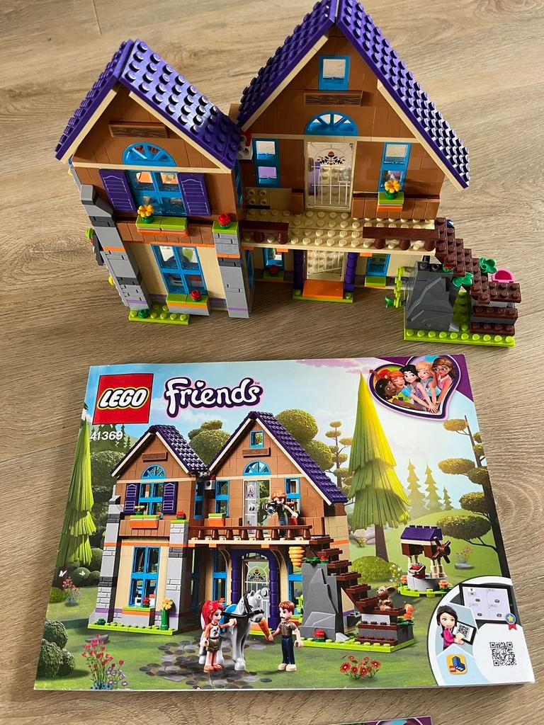 Lego Friends Mia's Huis 41369 - Complete set met instructies, Lego, Friends, Ophalen of Verzenden, Zo goed als nieuw