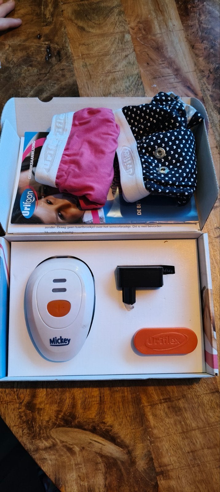 Urifoon Mickey plaswekker set - Zo goed als nieuw, Ophalen, Zo goed als nieuw