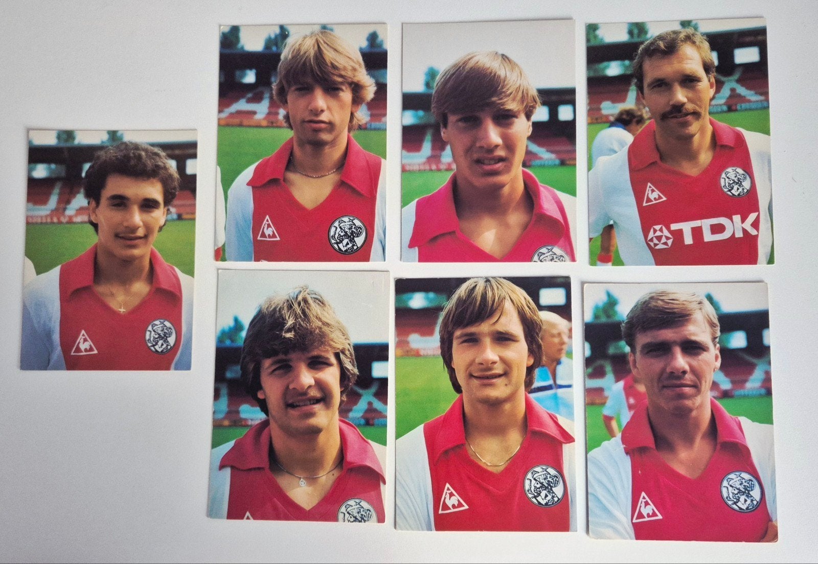 Ajax spelerskaarten jaren '80, Ophalen of Verzenden, Gebruikt, Ajax, Spelerskaart