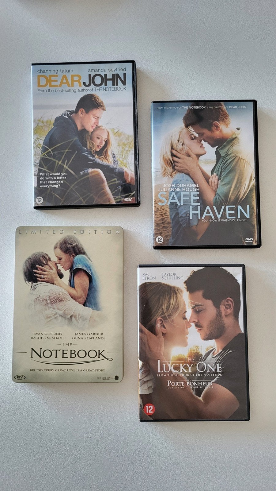 diverse romantische DVD's, Engels, Nederlands, Zo goed als nieuw, Vanaf 12 jaar