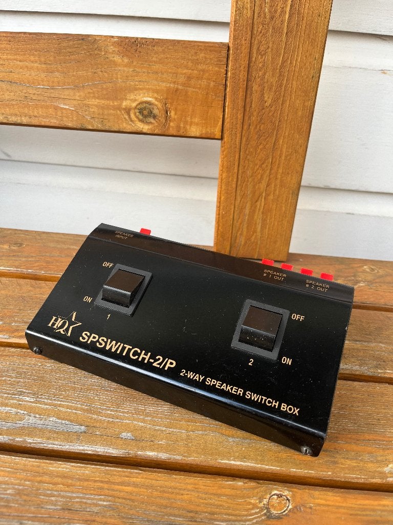 SPSWITCH-2/P 2 weg Speaker Switch Box luidsprekerschakelaar, Audio, Tv en Foto, Ophalen of Verzenden, Minder dan 60 watt, Overige typen