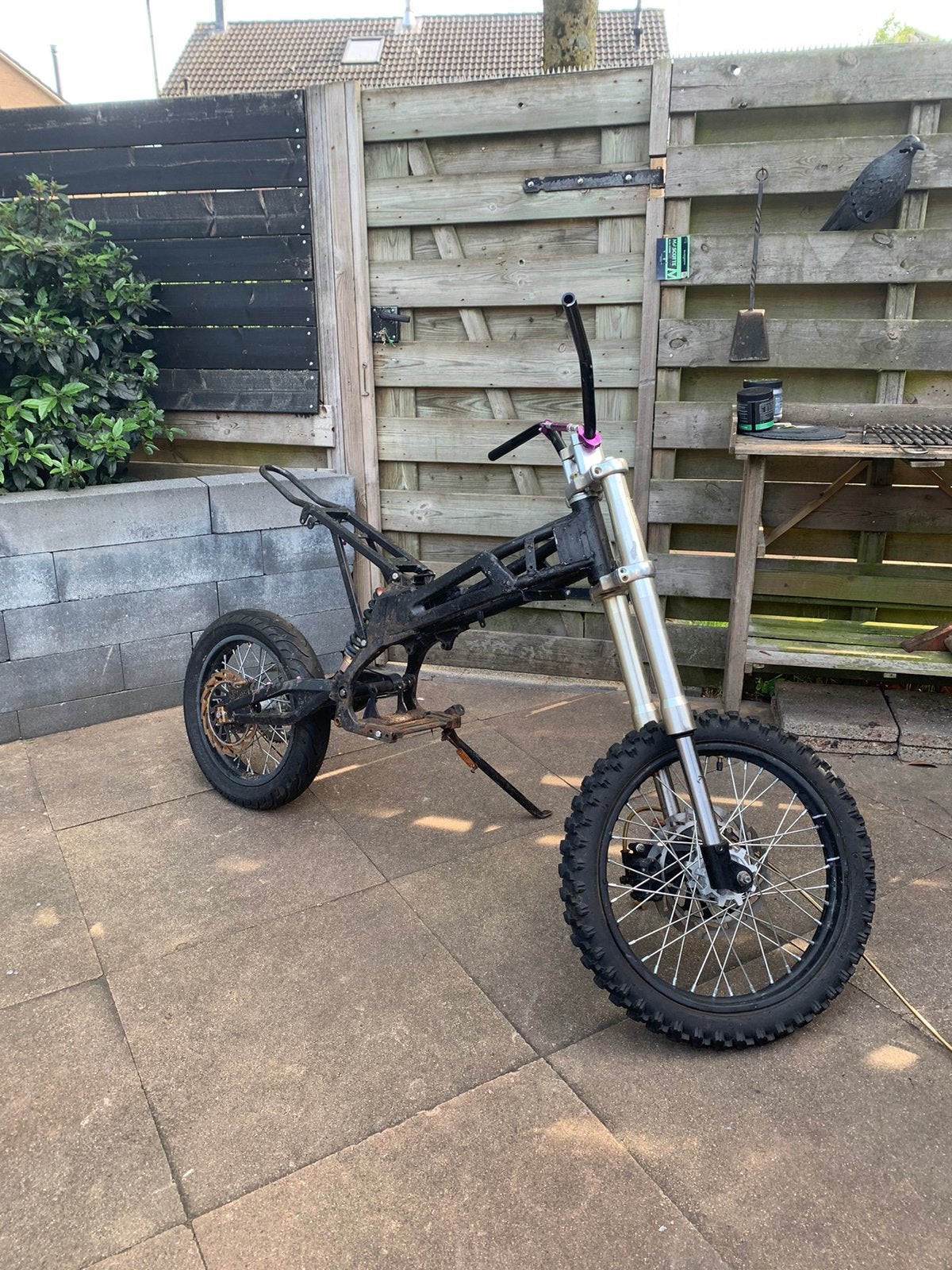 Pitbike Frame- Perfect voor een Project!, Fietsen en Brommers, Minibikes, Midibikes en Pitbikes, Ophalen of Verzenden, Gebruikt