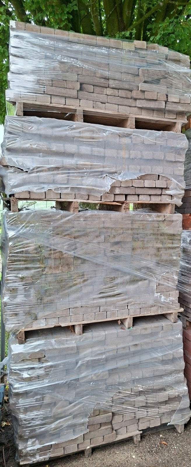 gebakken waaltjes donker van kleur 30m2, Ophalen, Gebruikt, Keramiek, Klinkers