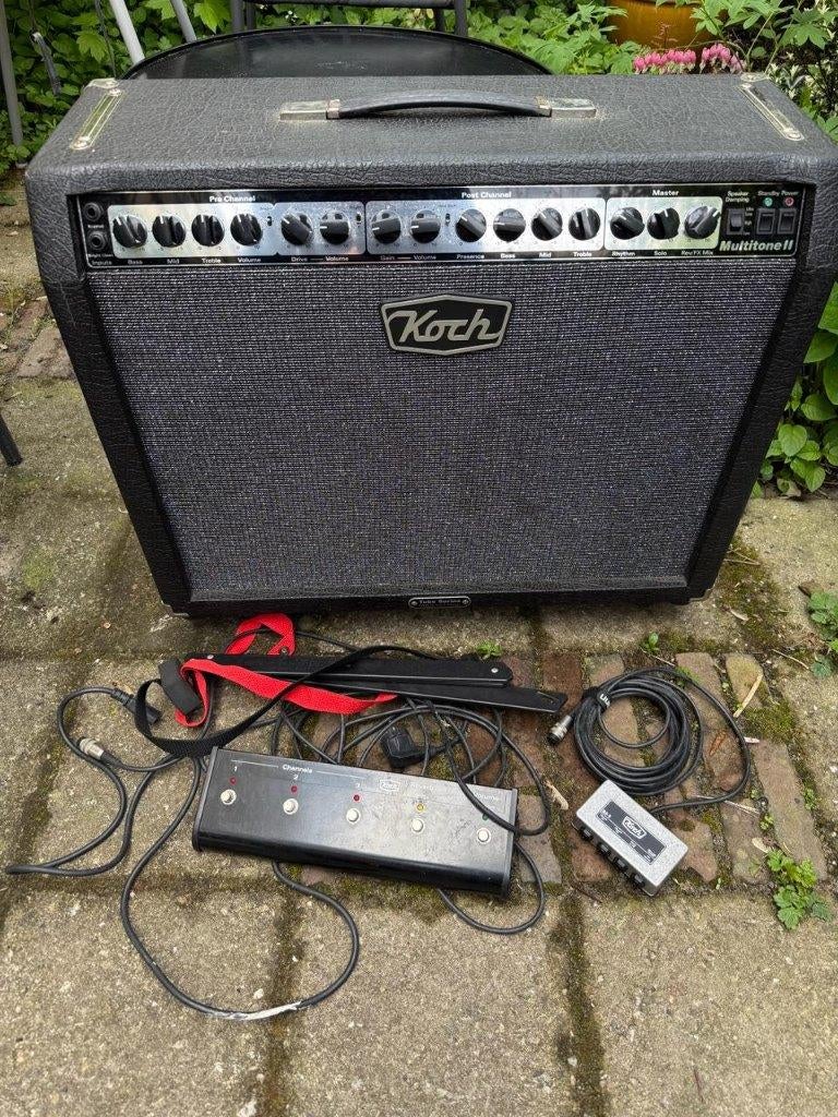 Koch Multitone II 100W 2x12 buizencombo + accessoires, Muziek en Instrumenten, Ophalen, Gebruikt, Kerkstraat 95, 5104 GM Dongen, Nederland