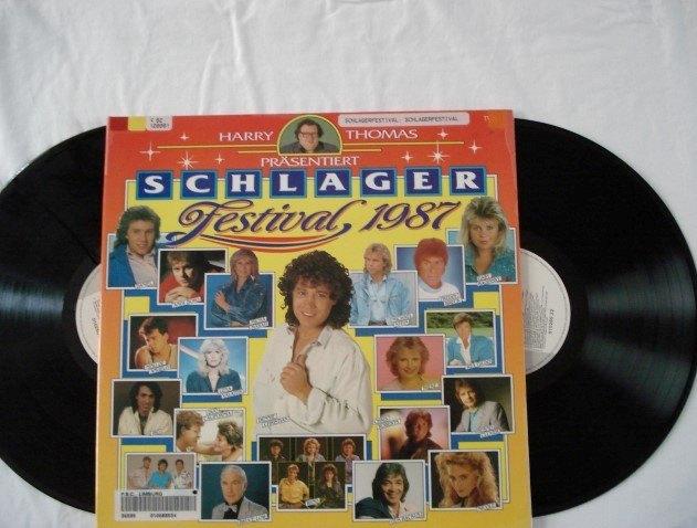 Harry Thomas präsentiert Schlagerfestival 1987, Cd's en Dvd's, Vinyl | Overige Vinyl, Gatefold hoes, Ophalen of Verzenden, Gebruikt