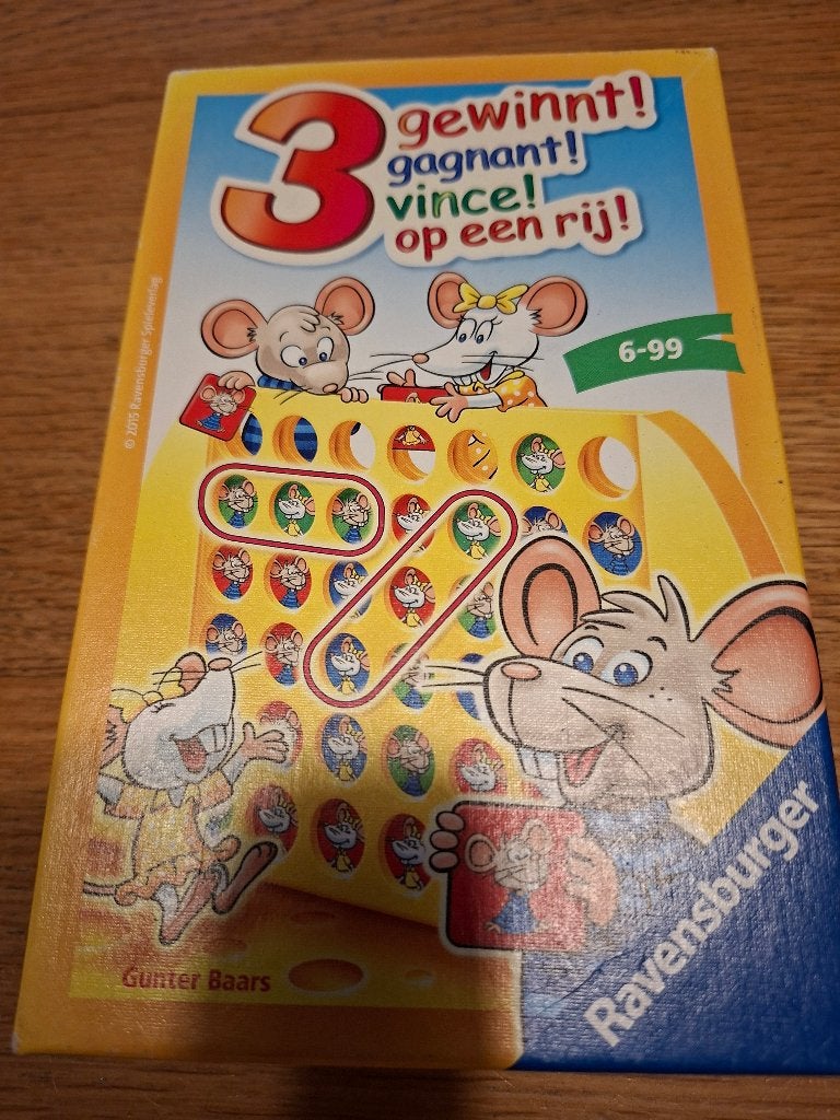 Ravensburger 3 op een rij!, Ophalen of Verzenden