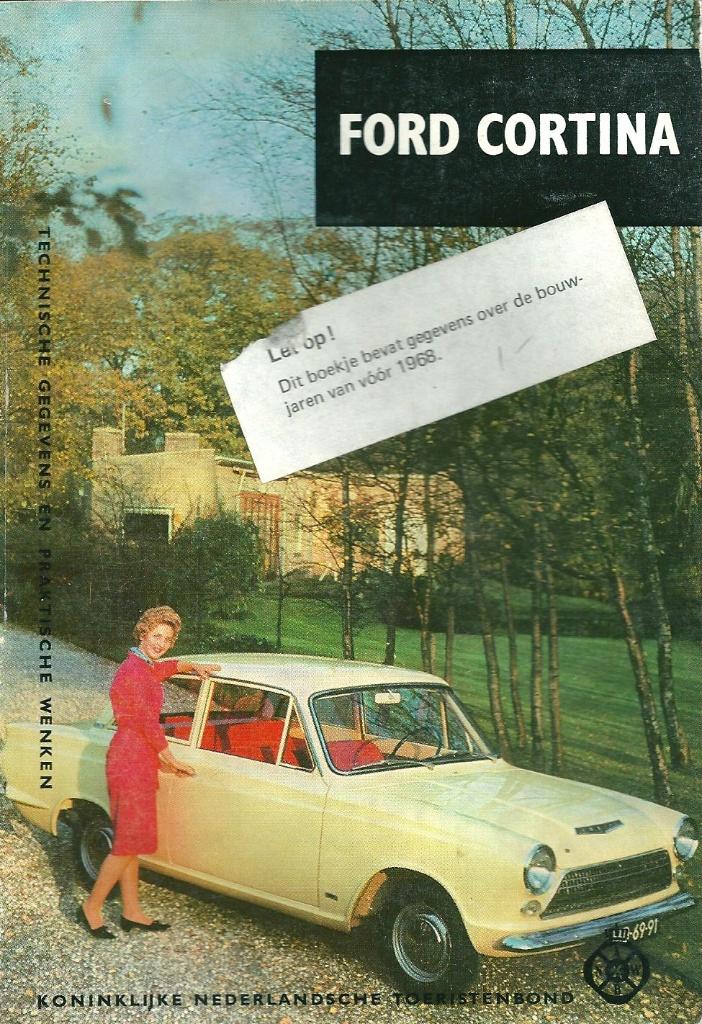 Ford Cortina ANWB Technische Handleiding  / vraagbaak, Ophalen of Verzenden