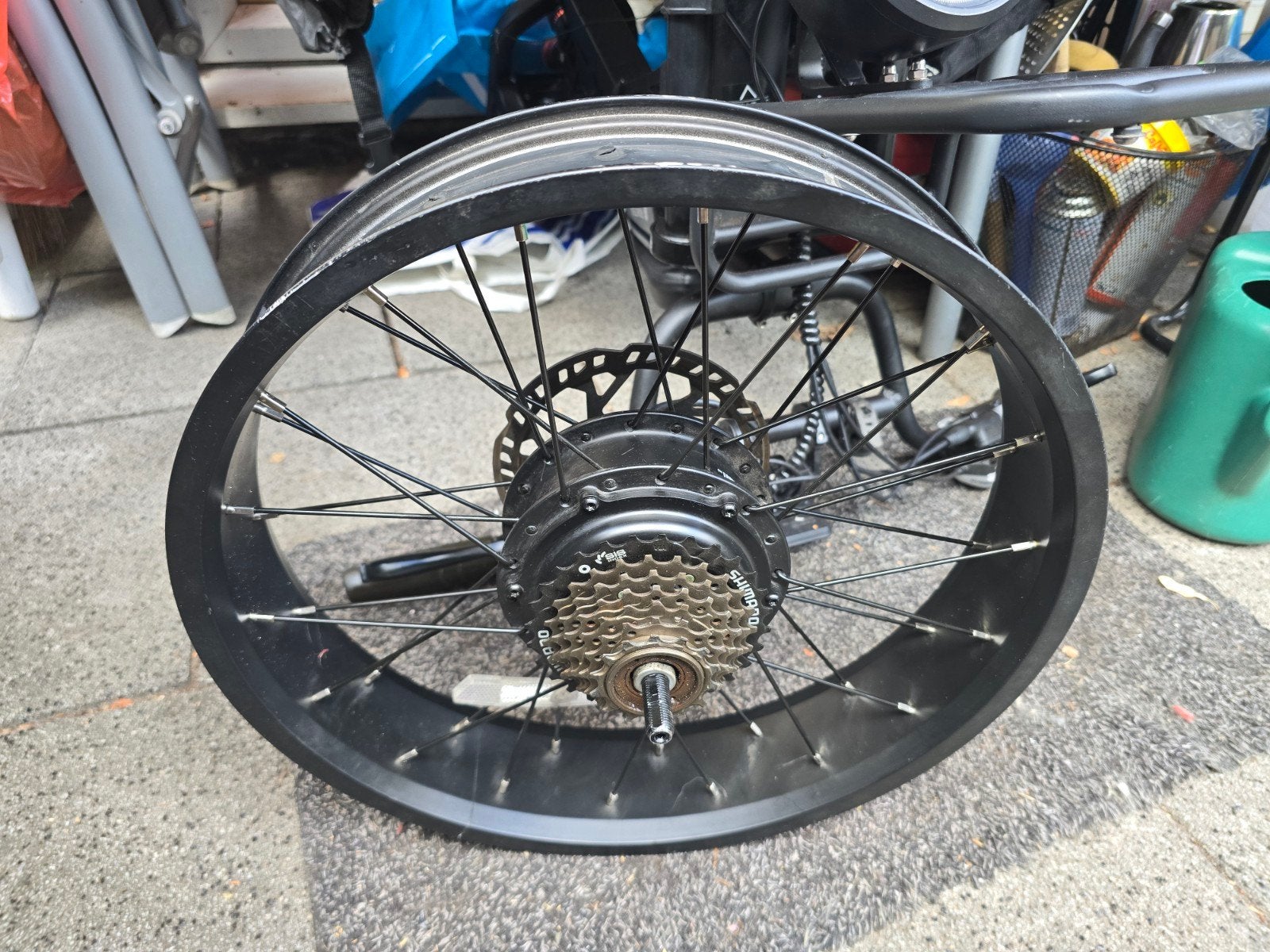 Fatbike motor 20x4 zwart kabel, Ophalen of Verzenden, Fatbike, Motor