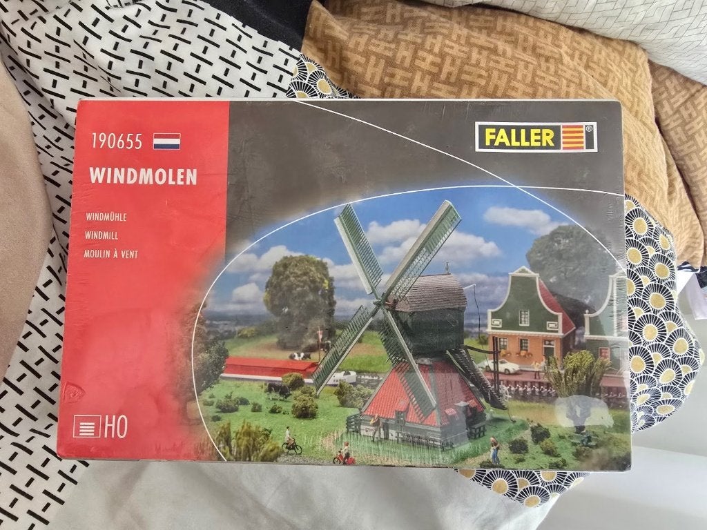 Faller 190655 H0 Windmolen (NIEUW, geseald), Hobby en Vrije tijd, Modeltreinen | H0, Overige merken, Verzenden, Gelijkstroom of Wisselstroom