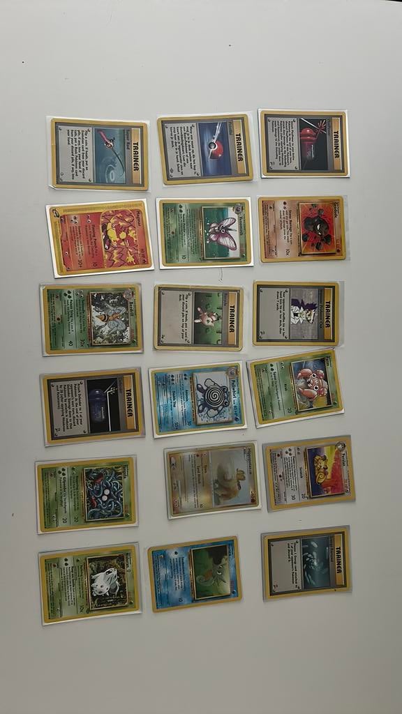 Pokemon kaarten 1999, Ophalen of Verzenden, Gebruikt, Meerdere kaarten