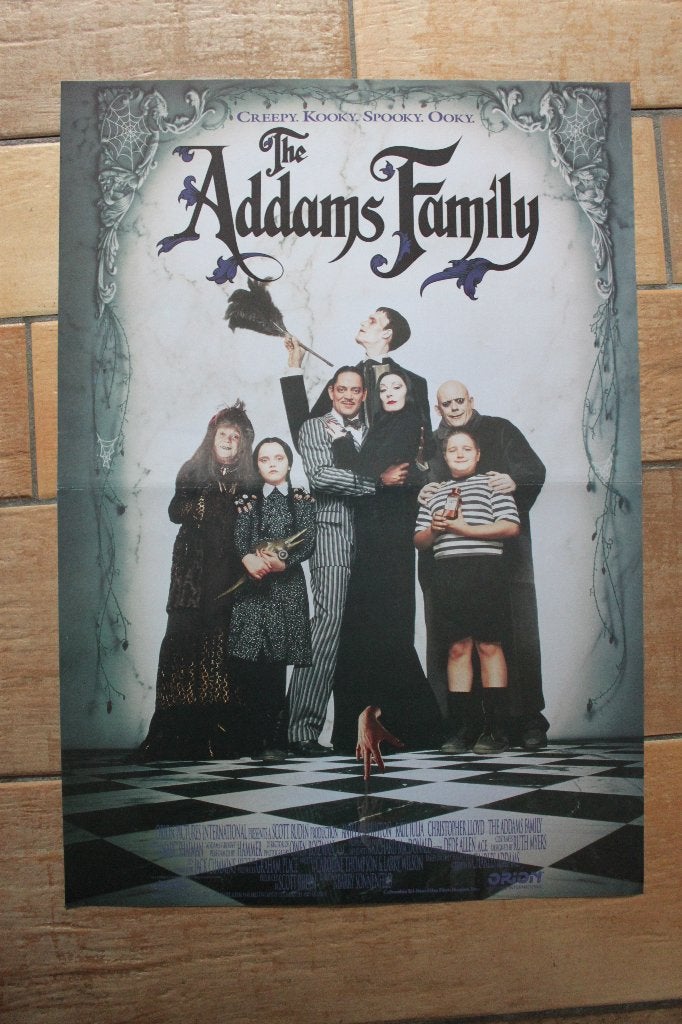 filmaffiche Addams Family Values 1993 filmposter, Rechthoekig Staand, Ophalen of Verzenden, Zo goed als nieuw, A1 t/m A3
