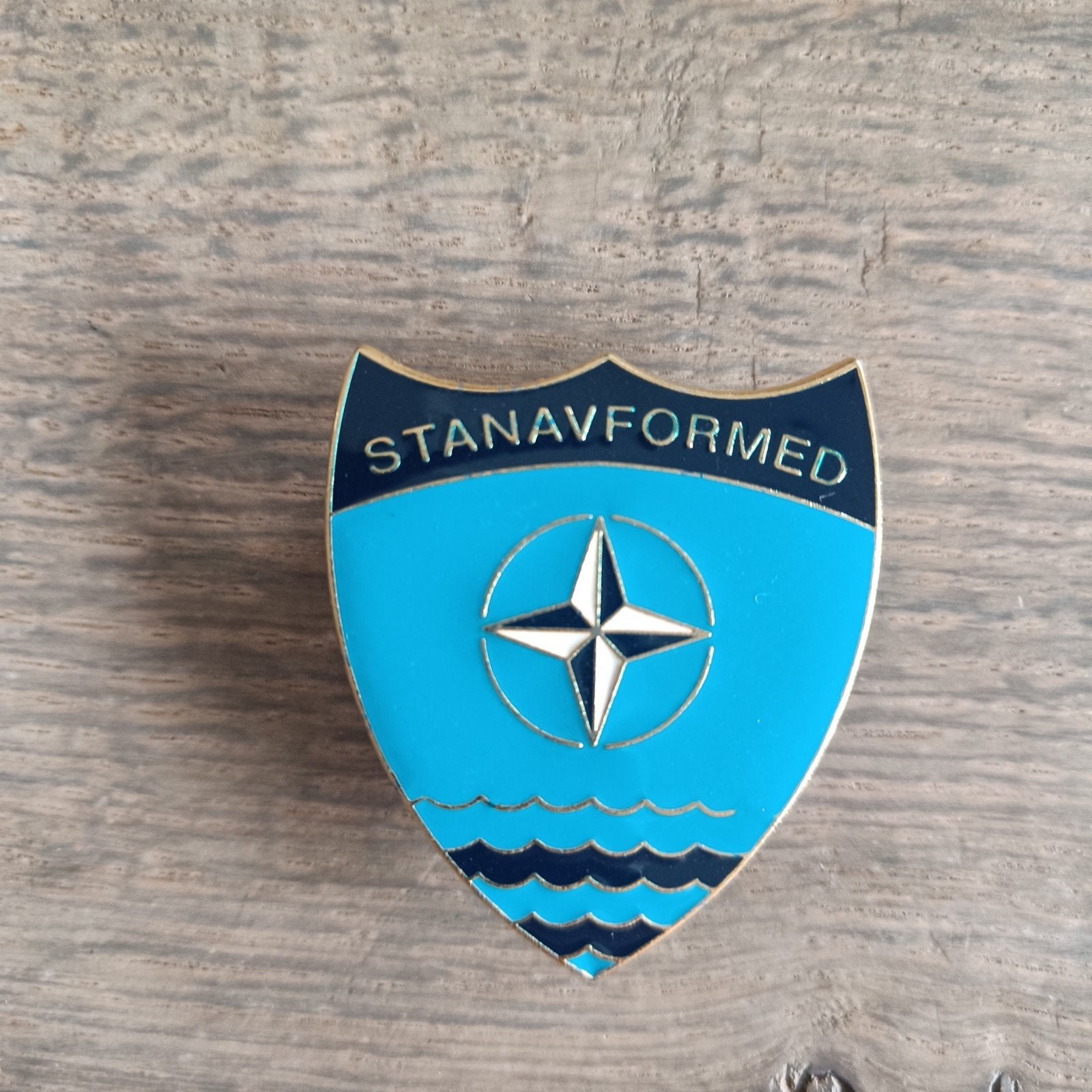 Badge Stanavformed., Verzenden, Overige soorten, Nederland, Embleem of Badge