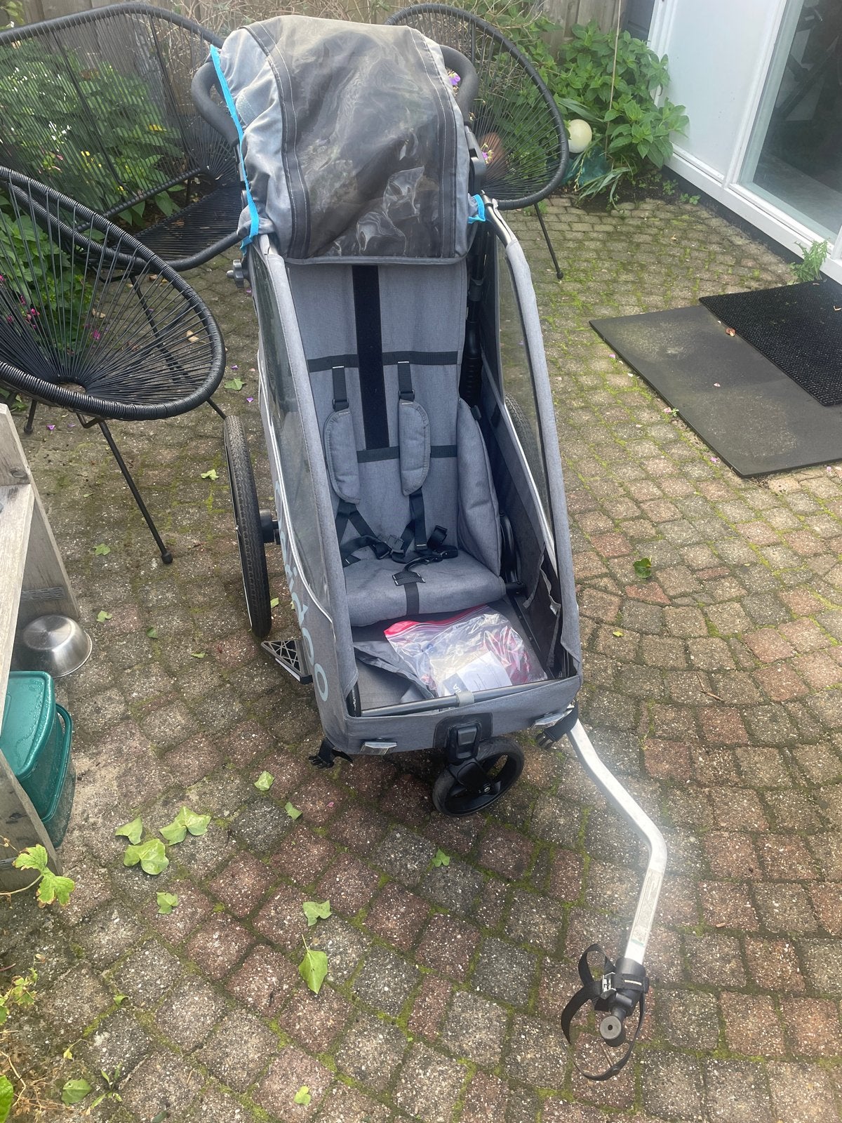 Qeridoo Qupa 1 Fietskar & Buggy - 1-Zitter - Nette Staat, Ophalen, Gebruikt, Vering, 20 tot 40 kg