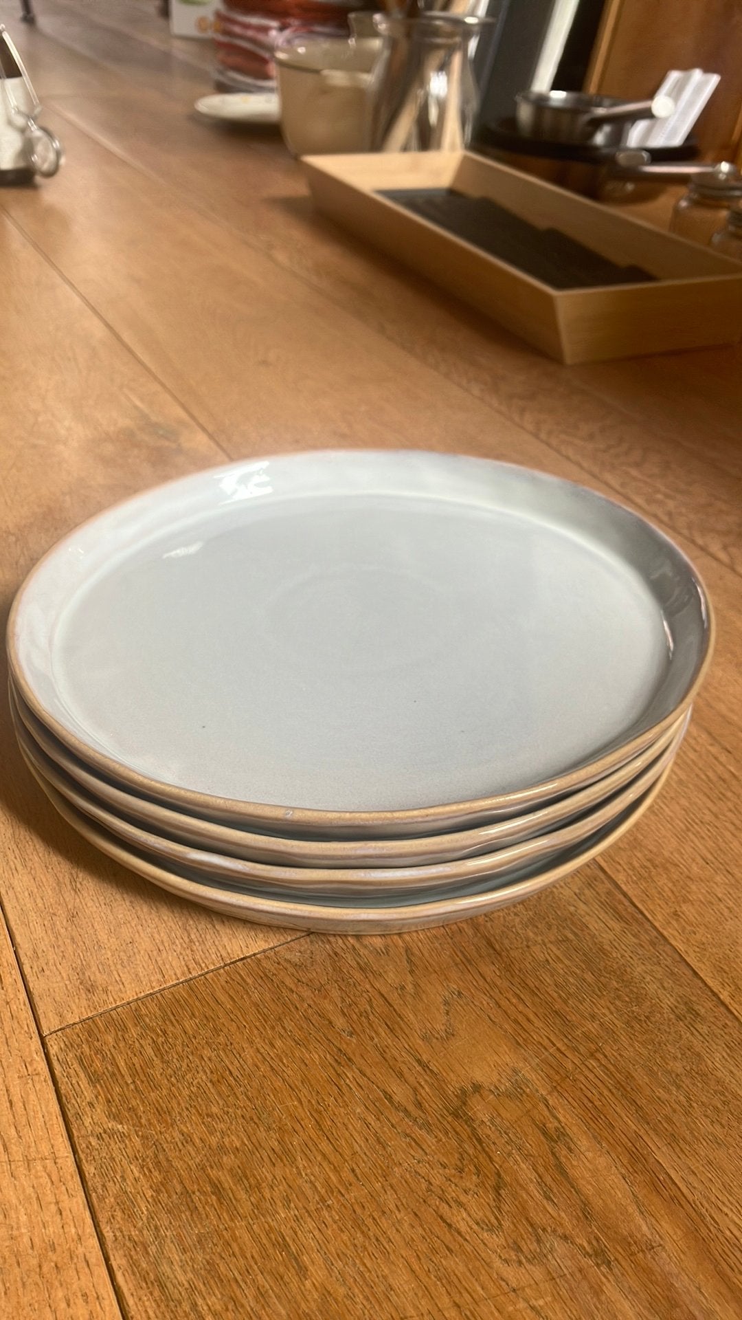 Dille en kamille borden, Huis en Inrichting, Keuken | Servies, Ophalen, Zo goed als nieuw, Bord(en), Overige stijlen
