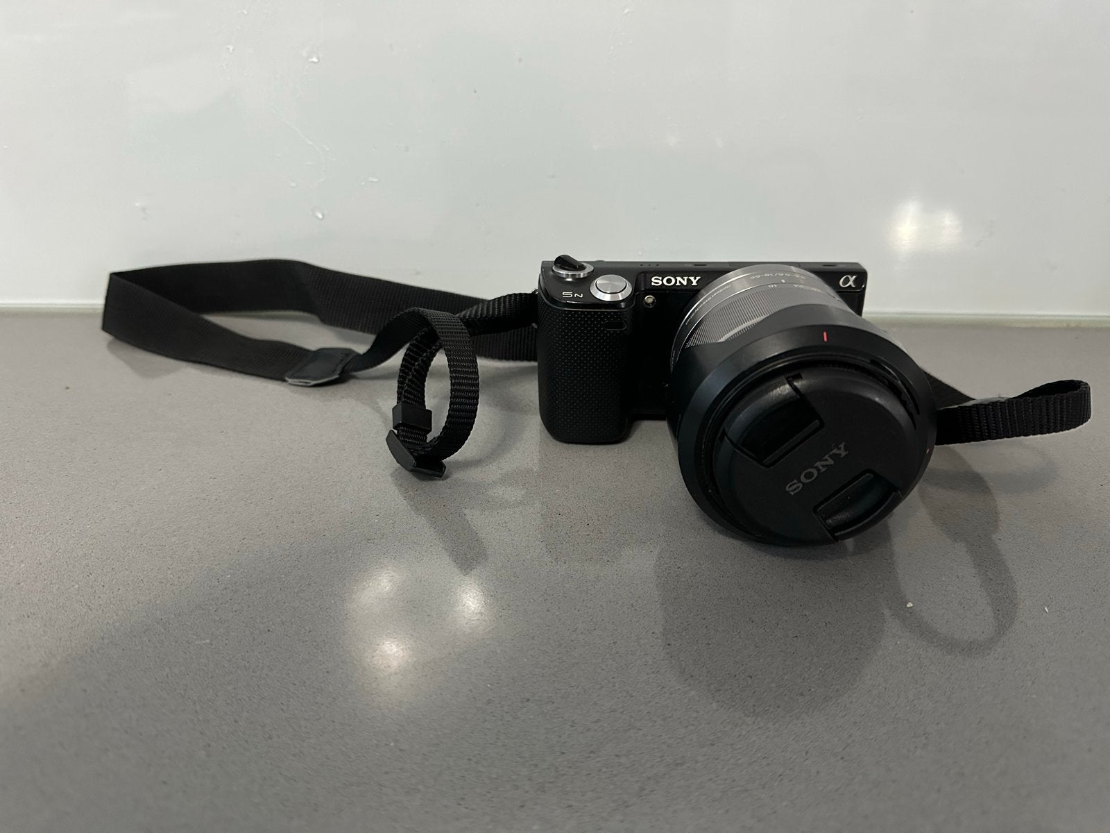 Sony Alpha NEX-5N Systeemcamera met E 3.5-5.6/18-55 OSS lens, Audio, Tv en Foto, Fotocamera's Digitaal, Ophalen, Beeldstabilisatie