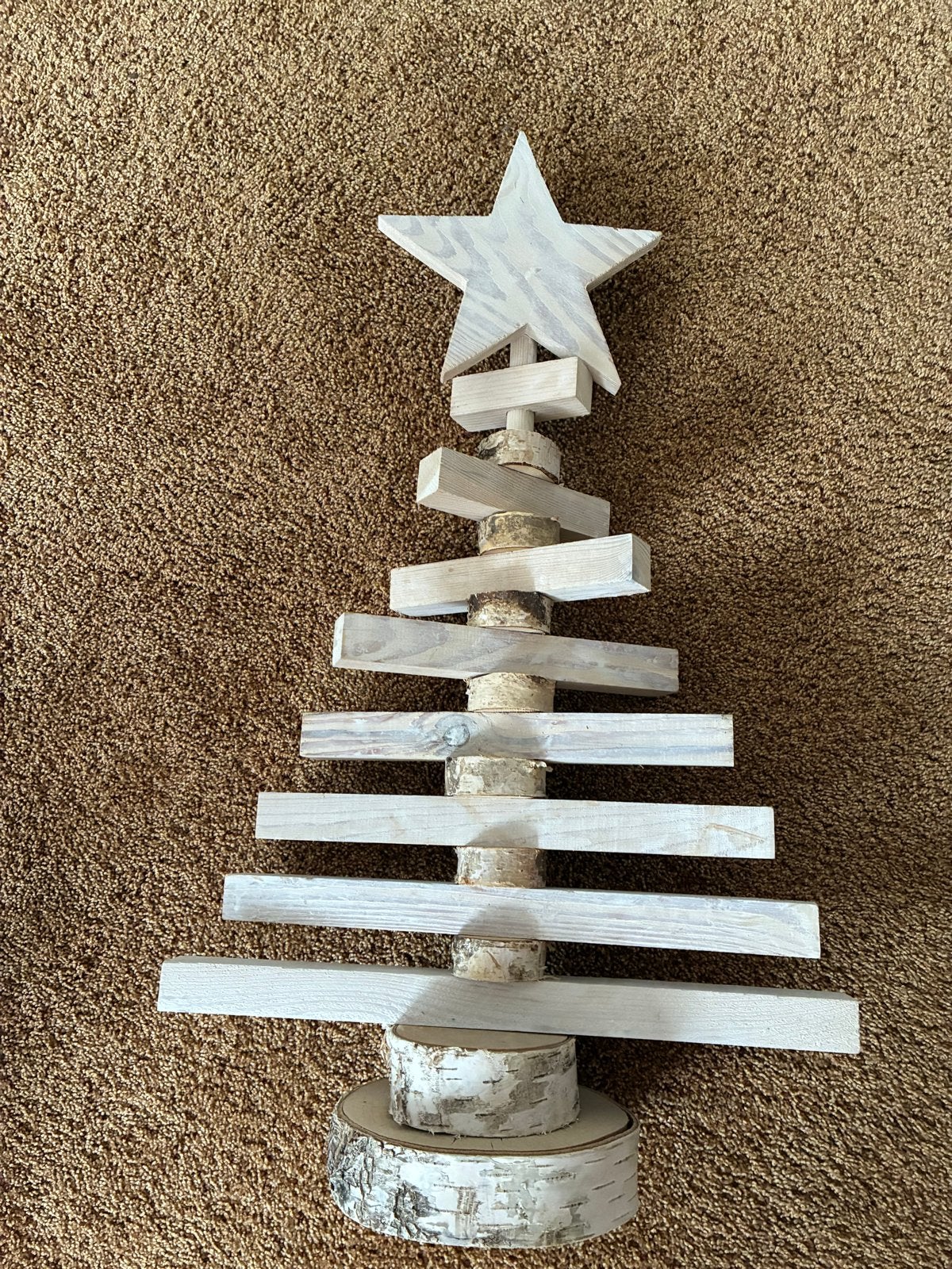 Kerstboom hout, takken draaibaar, Diversen, Ophalen of Verzenden
