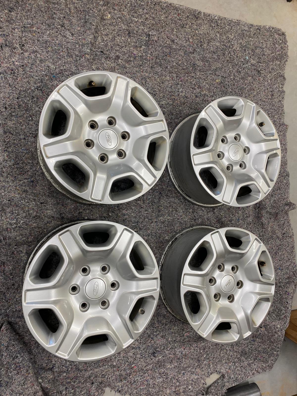 4 aluminium velgen Ford Ranger, Ophalen, Zo goed als nieuw