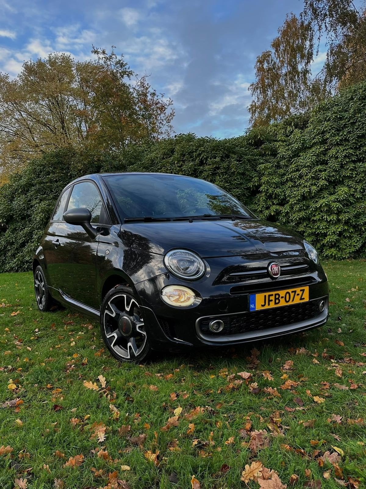 Fiat 500 1.2 Benzine – Bouwjaar 2017 weinig kilometers, Auto's, Fiat, Voorwielaandrijving, 4 cilinders, 840 kg, Leder en Stof