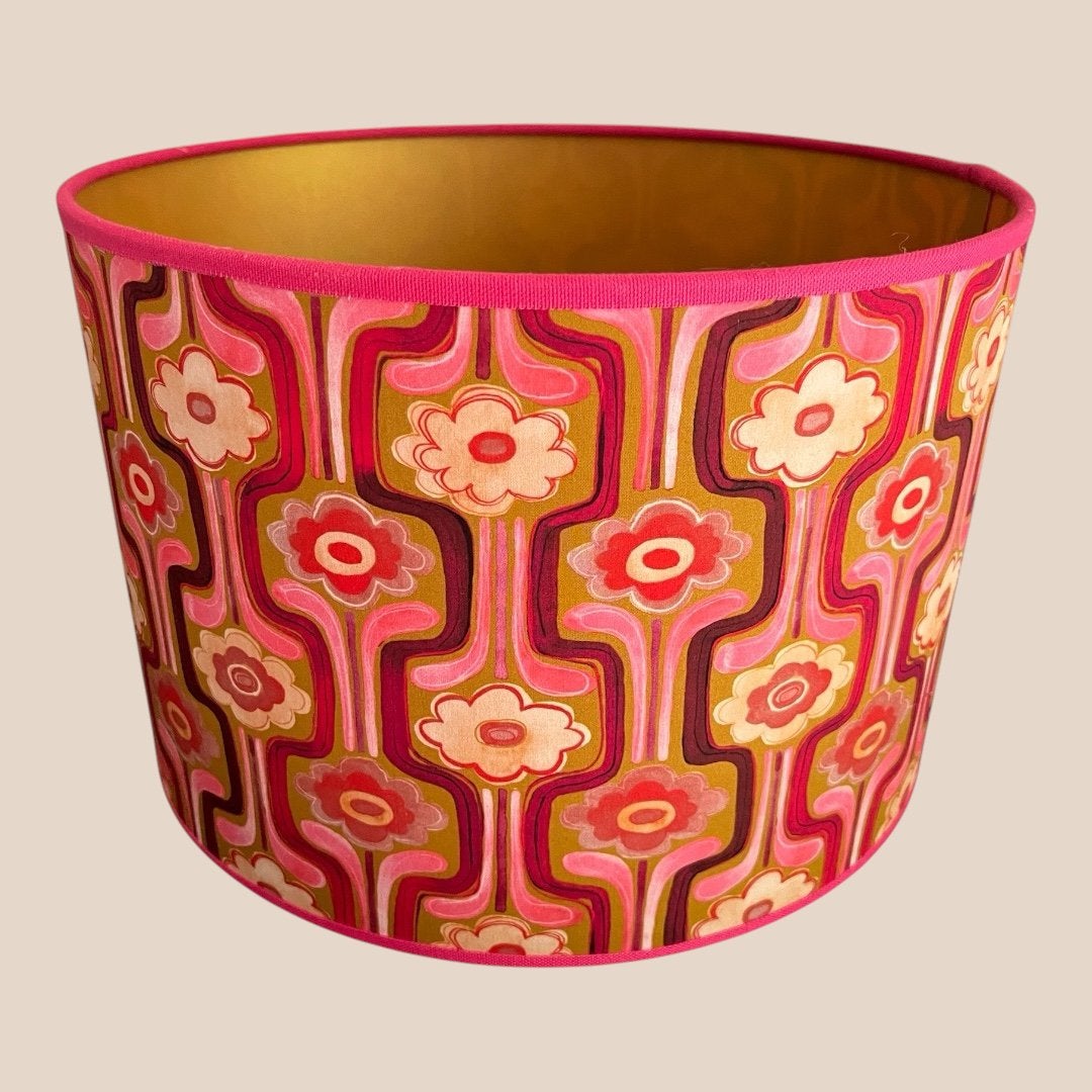 Lampenkap oranje / roze, Ophalen of Verzenden, Nieuw, Oranje