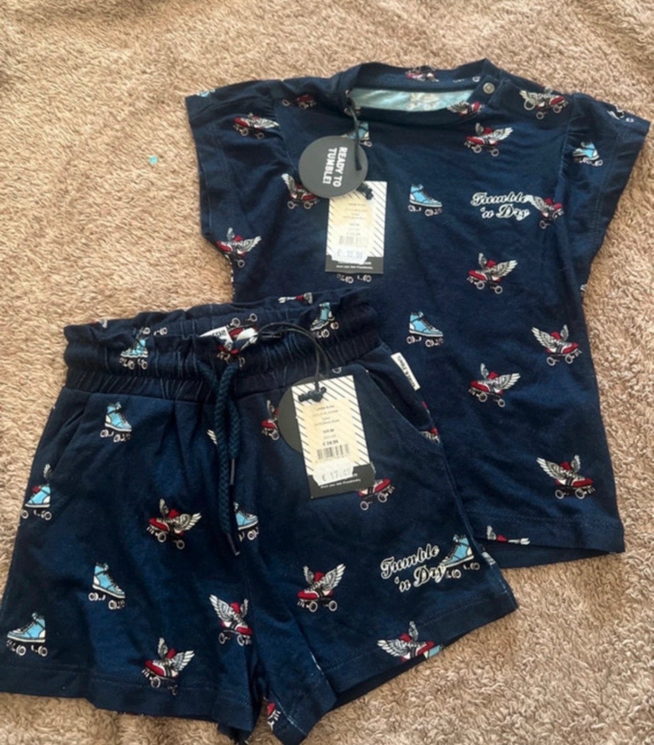 Tumble 'n Dry Setje: Shirtje en Broekje Maat 80, Ophalen of Verzenden, Nieuw, Jongetje of Meisje, Setje