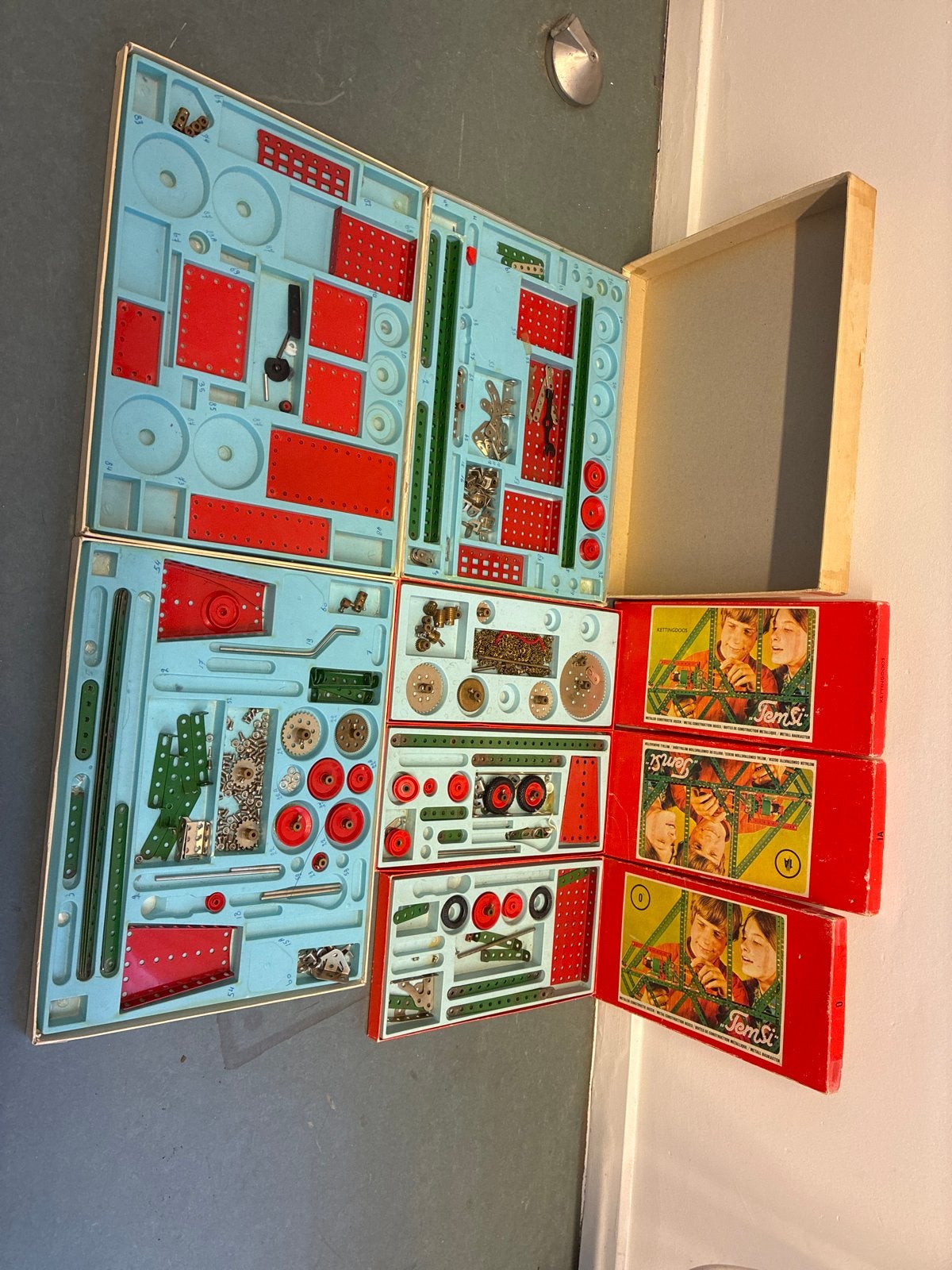 Incomplete Meccano sets - Vintage bouwdozen, Ophalen, Gebruikt, Overige merken