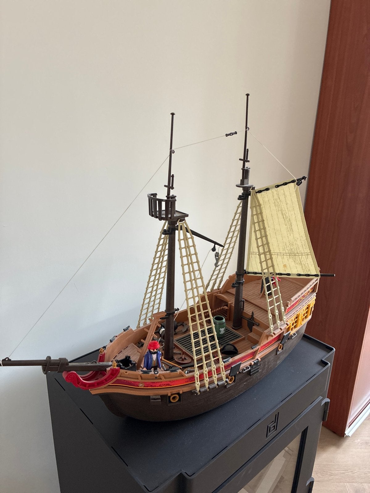 Playmobil Piratenschip - Compleet met figuur, Kinderen en Baby's, Ophalen, Pirates, Gebruikt, Complete set