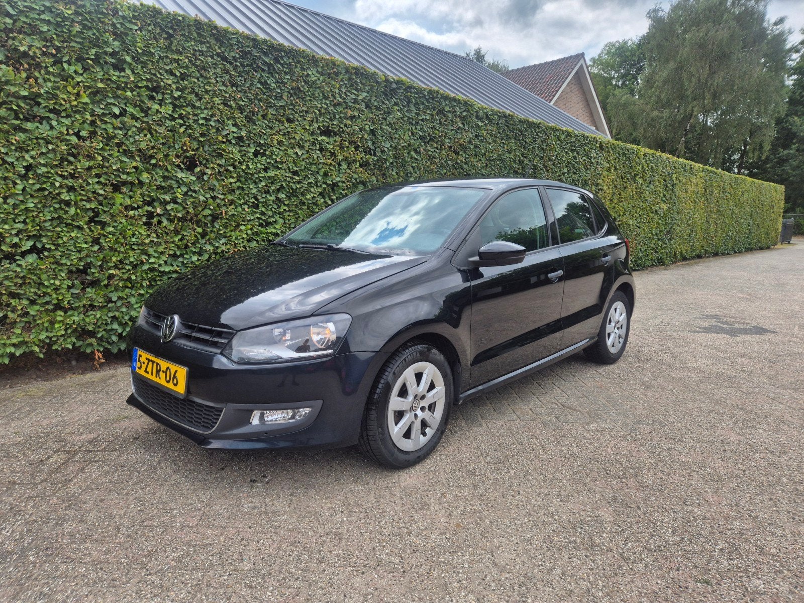 Volkswagen Polo 1.2 6V 44KW 5D My2009 2010 Zwart, Voorwielaandrijving, 967 kg, 40 €/maand, 1198 cc