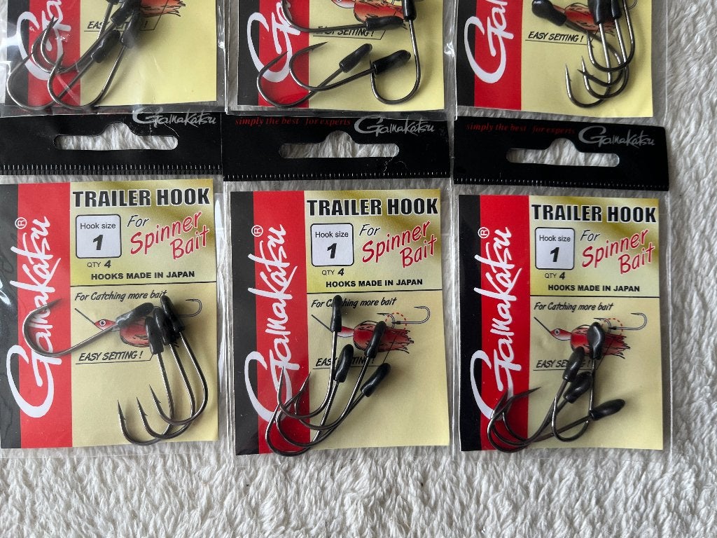 adv 486 / NIEUW mixset 6 pakjes haken GAMAKATSU trailer hook, Ophalen of Verzenden, Nieuw, Haak