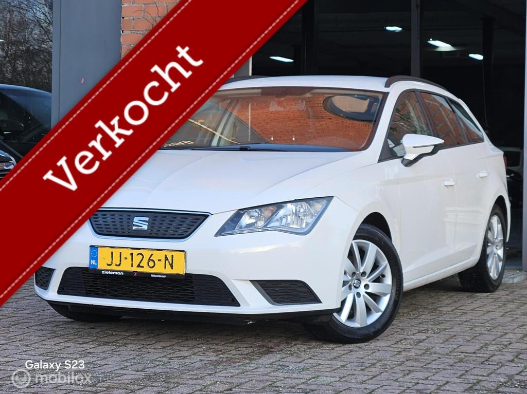 Seat Leon ST 1.0 EcoTSI Style Airco cruise controle, Voorwielaandrijving, Gebruikt, Leon, Origineel Nederlands