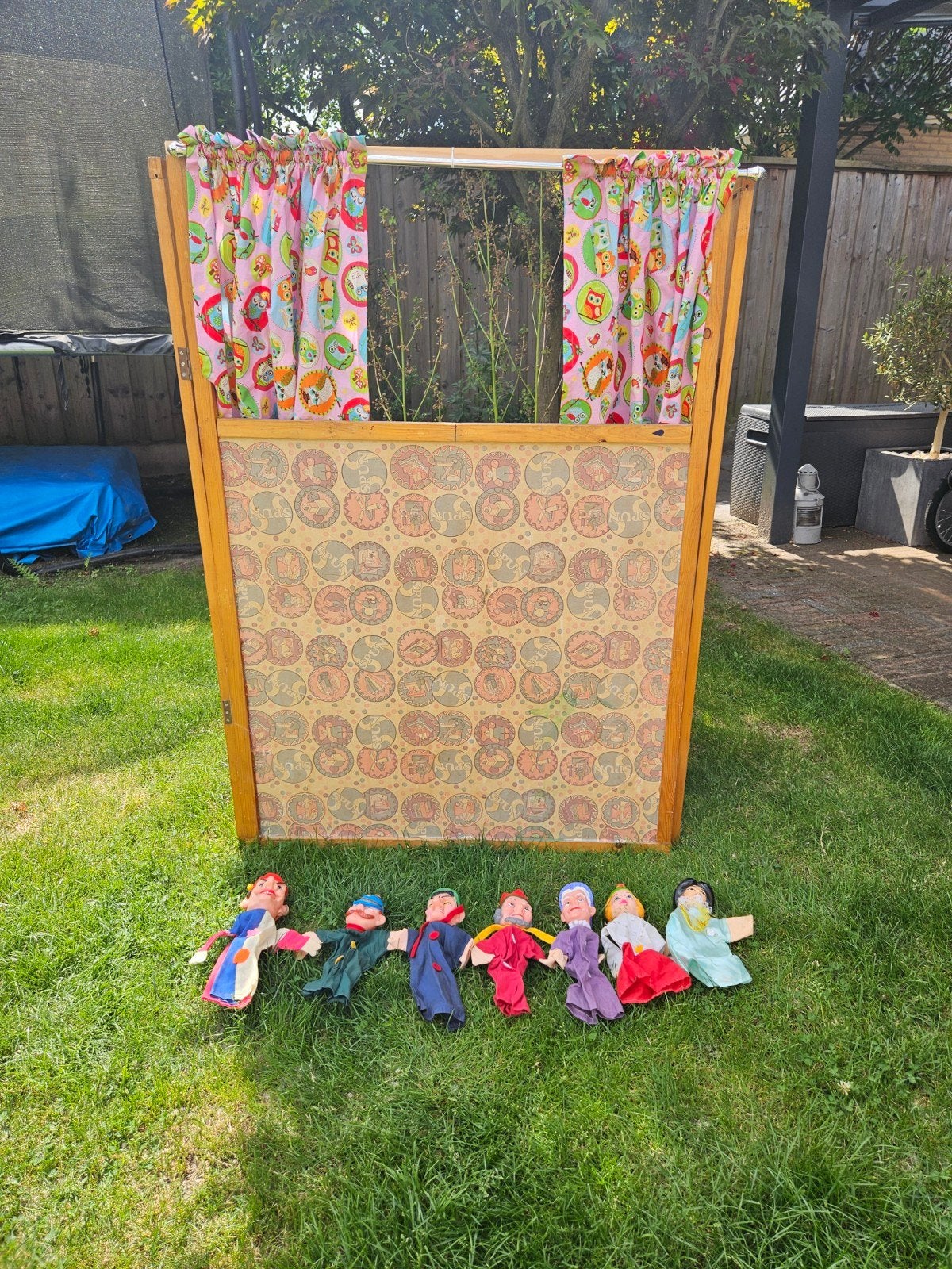 ouderwetse poppenkast, Ophalen