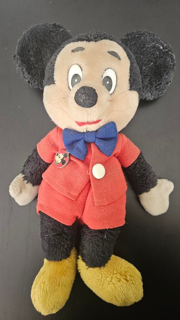 Vintage Mickey Mouse knuffel uit 1989 - Disney verzamelitem, Kinderen en Baby's, Speelgoed | Knuffels en Pluche, Muis, Disney