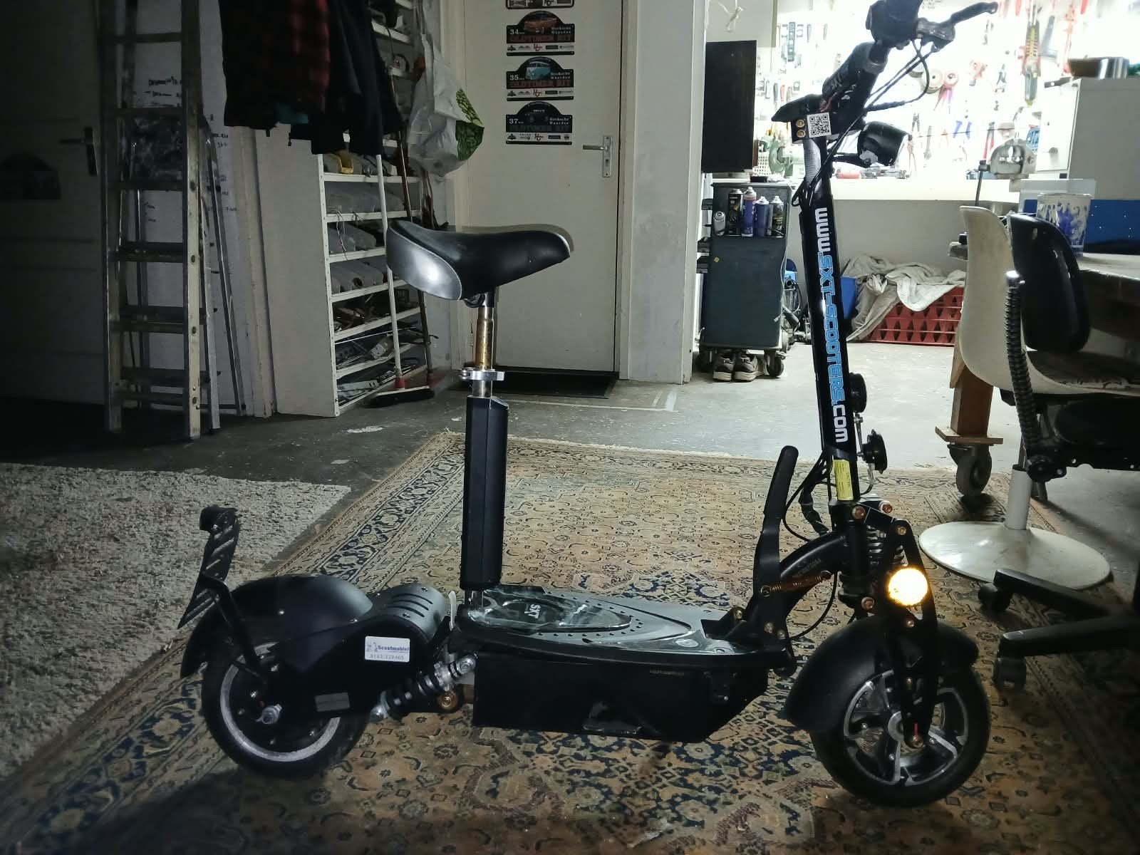 elektrische step, Ophalen