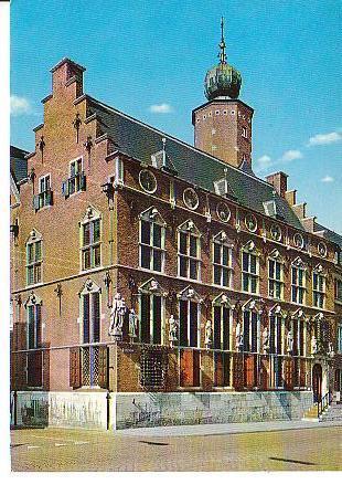 Ansichtkaart	Nijmegen	Stadhuis, Verzenden, 1960 tot 1980, Gelopen, Gelderland
