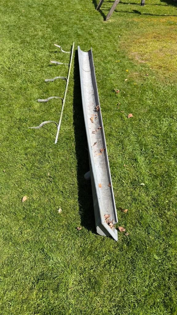 Zinken goot, Ophalen, Gebruikt, 2 tot 4 meter, Zink