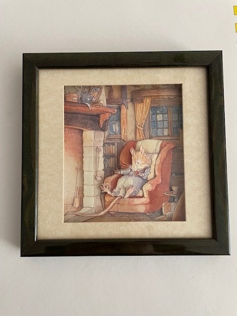 Brambly Hedge Schilderij 3D, Winter, Living Pictures, 18 cm, Ophalen of Verzenden, Zo goed als nieuw, Dier