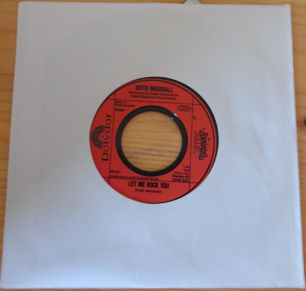 Keith Marshall > Let me rock you, Gebruikt, 7 inch, Single, Ophalen of Verzenden