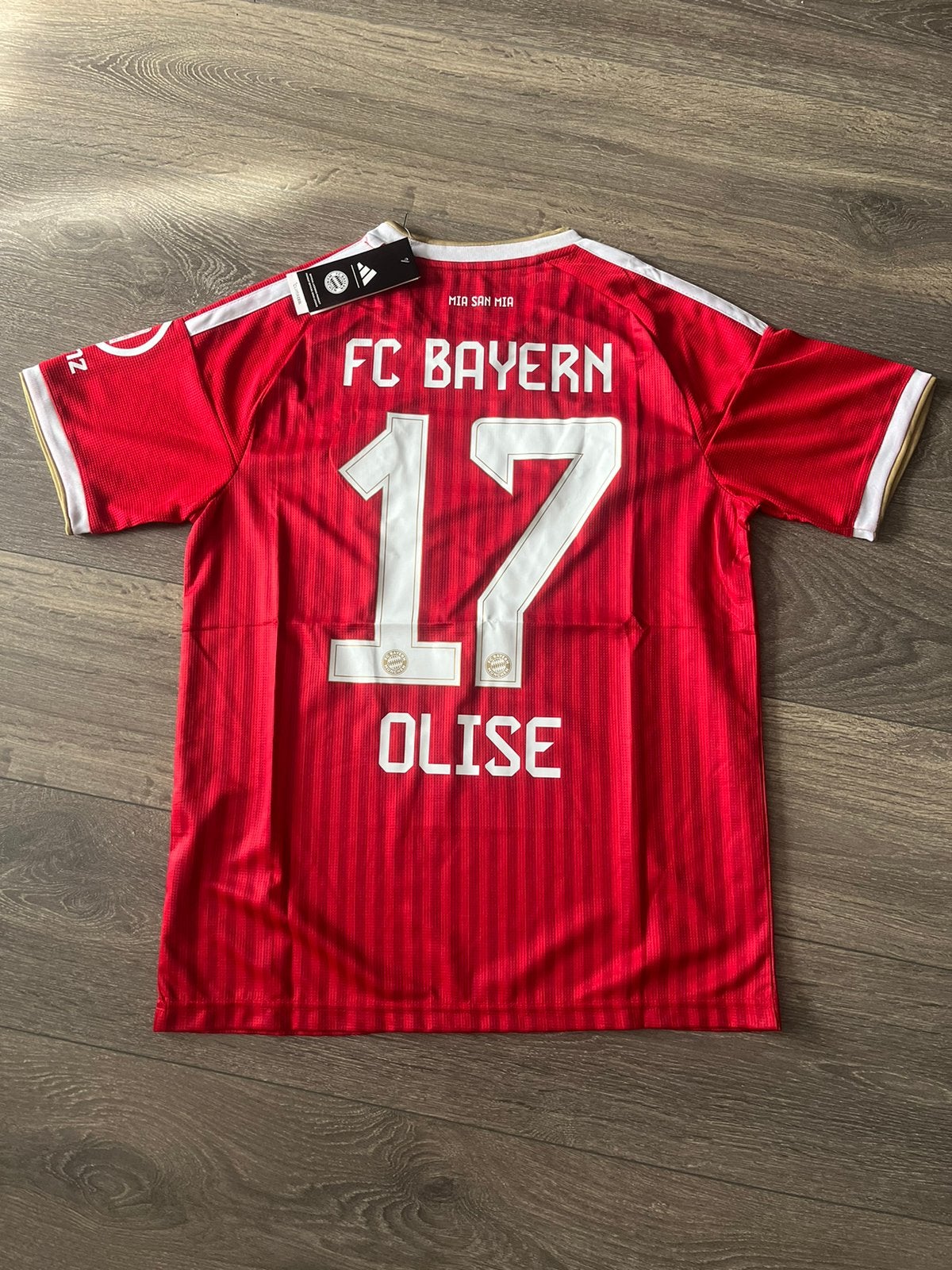 Olise 17 Bayern Munchen Thuisshirt CL (S/M), Ophalen of Verzenden, Shirt