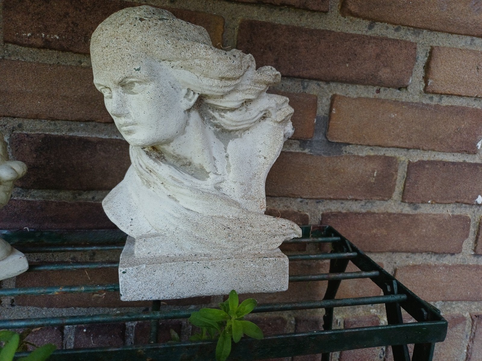 Decoratieve buste van vrouw in steen, Ophalen, Weerbestendig, Buste, 20 - 50 cm