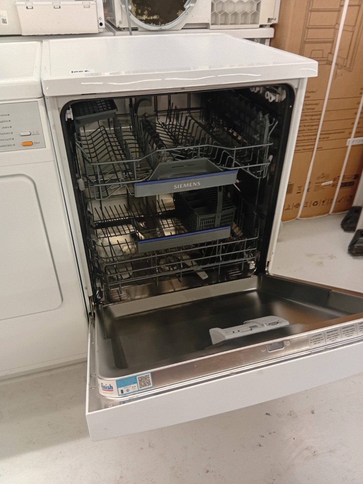 Siemens Vrijstaande Vaatwasser - Wit, Zo goed als nieuw, Witgoed en Apparatuur, Vaatwasmachines, Ophalen, 60 cm of meer, Zo goed als nieuw